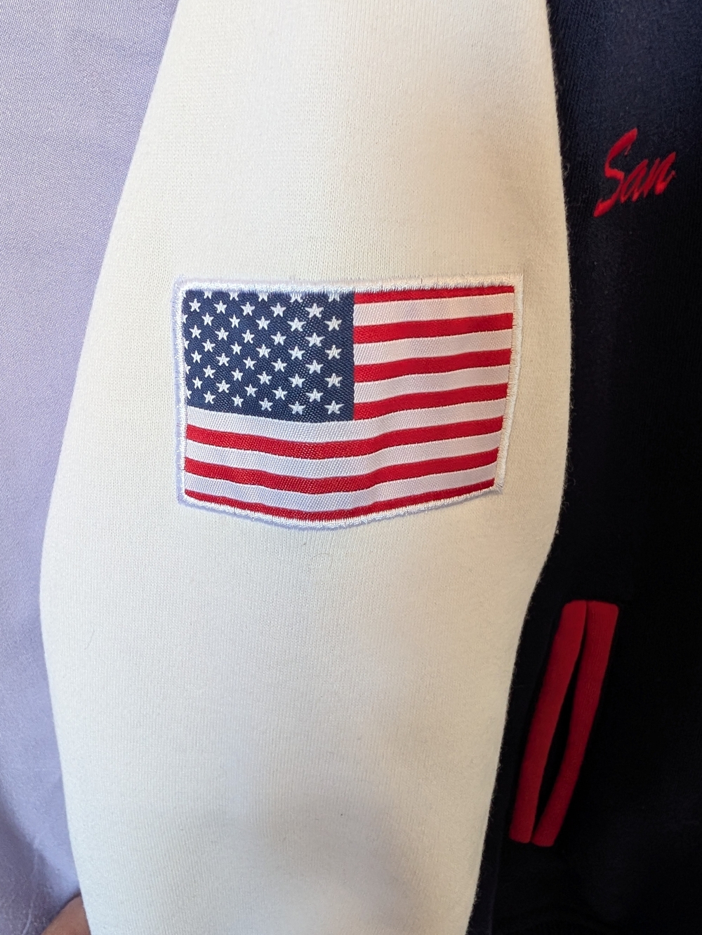 California City Wear Varsity Fleece Jacket Size XS - Picture 5 of 7